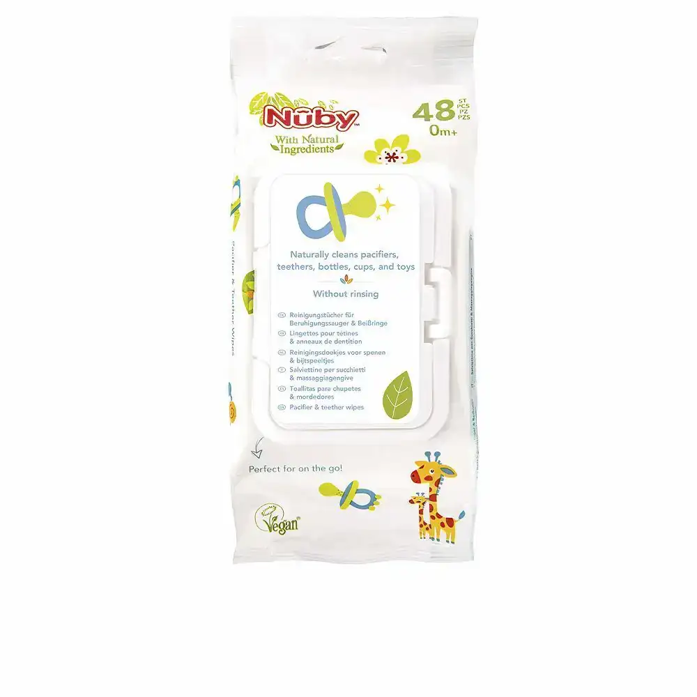 Lingettes desinfectantes nuby sucette 48 unites_7863. Bienvenue chez DIAYTAR COTE D'IVOIRE - Où Chaque Objet a son Histoire. Découvrez notre sélection méticuleuse et choisissez des articles qui racontent l'âme du Côte d'Ivoire.