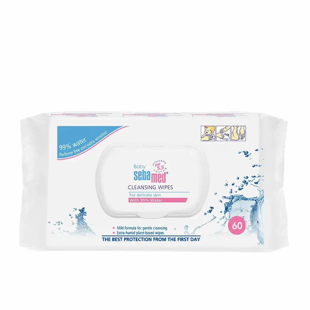 Lingettes impregnees sebamed 60 unites _9189. Entrez dans l'Univers de DIAYTAR COTE D'IVOIRE - Où la Tradition S'unit à la Modernité. Explorez notre sélection pour trouver des produits qui allient héritage et innovation.