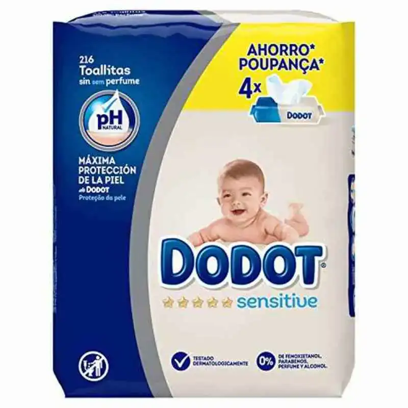 Lingettes sensitive ph dodot 216 uds_2930. Bienvenue chez DIAYTAR COTE D'IVOIRE - Où Chaque Produit a son Âme. Découvrez notre gamme et choisissez des articles qui résonnent avec votre personnalité et vos valeurs.