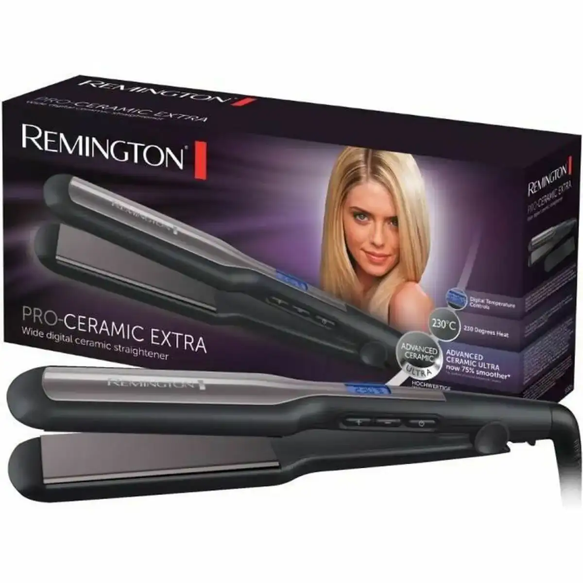 Lisseur a cheveux remington pro ceramic extra s5525 110 mm _6320. DIAYTAR COTE D'IVOIRE - L'Art de Vivre le Shopping Inspiré. Parcourez notre catalogue et choisissez des produits qui reflètent votre passion pour la beauté et l'authenticité.