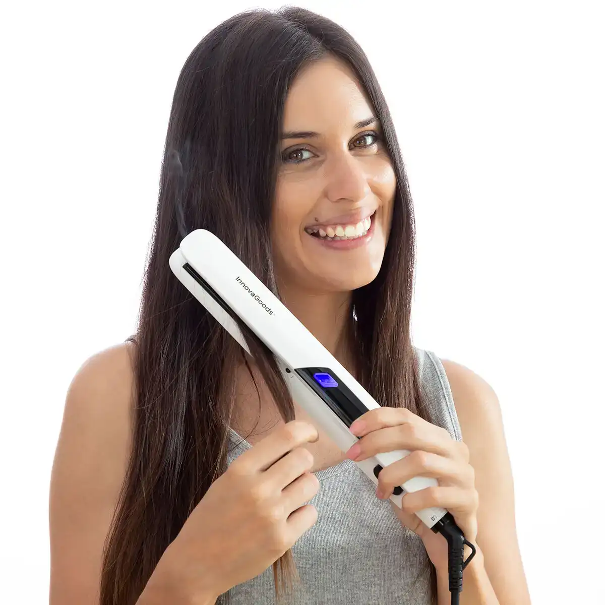 Lisseur pour cheveux en ceramique stemio innovagoods 36 w_4952. DIAYTAR COTE D'IVOIRE - Votre Escale Shopping incontournable. Explorez notre boutique en ligne et dénichez des trésors qui reflètent la richesse culturelle et la modernité du Côte d'Ivoire.