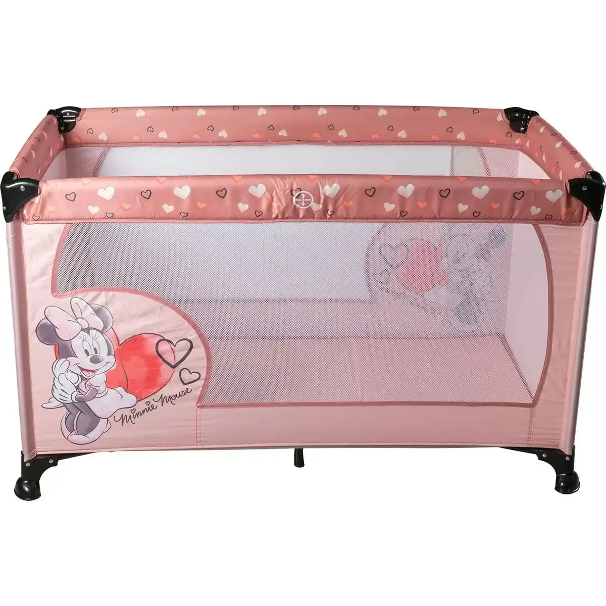 Lit bebe de voyage minnie mouse cz10608 120 x 65 x 76 cm rose_2970. DIAYTAR COTE D'IVOIRE - Votre Passage vers l'Élégance Abordable. Explorez notre collection où chaque produit est choisi pour sa qualité et son accessibilité, incarnant ainsi l'essence du Côte d'Ivoire.