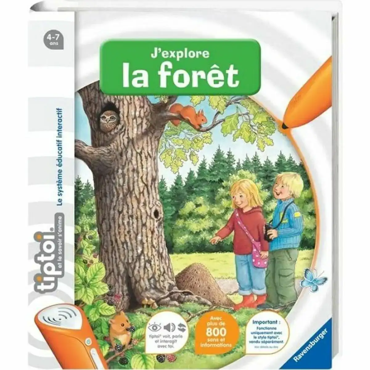 Livre interactif pour enfants ravensburger i explore the forest_7352. DIAYTAR COTE D'IVOIRE - L'Art de Choisir, l'Art de Se Distinquer. Naviguez à travers notre catalogue et choisissez des produits qui ajoutent une note d'élégance à votre style unique.