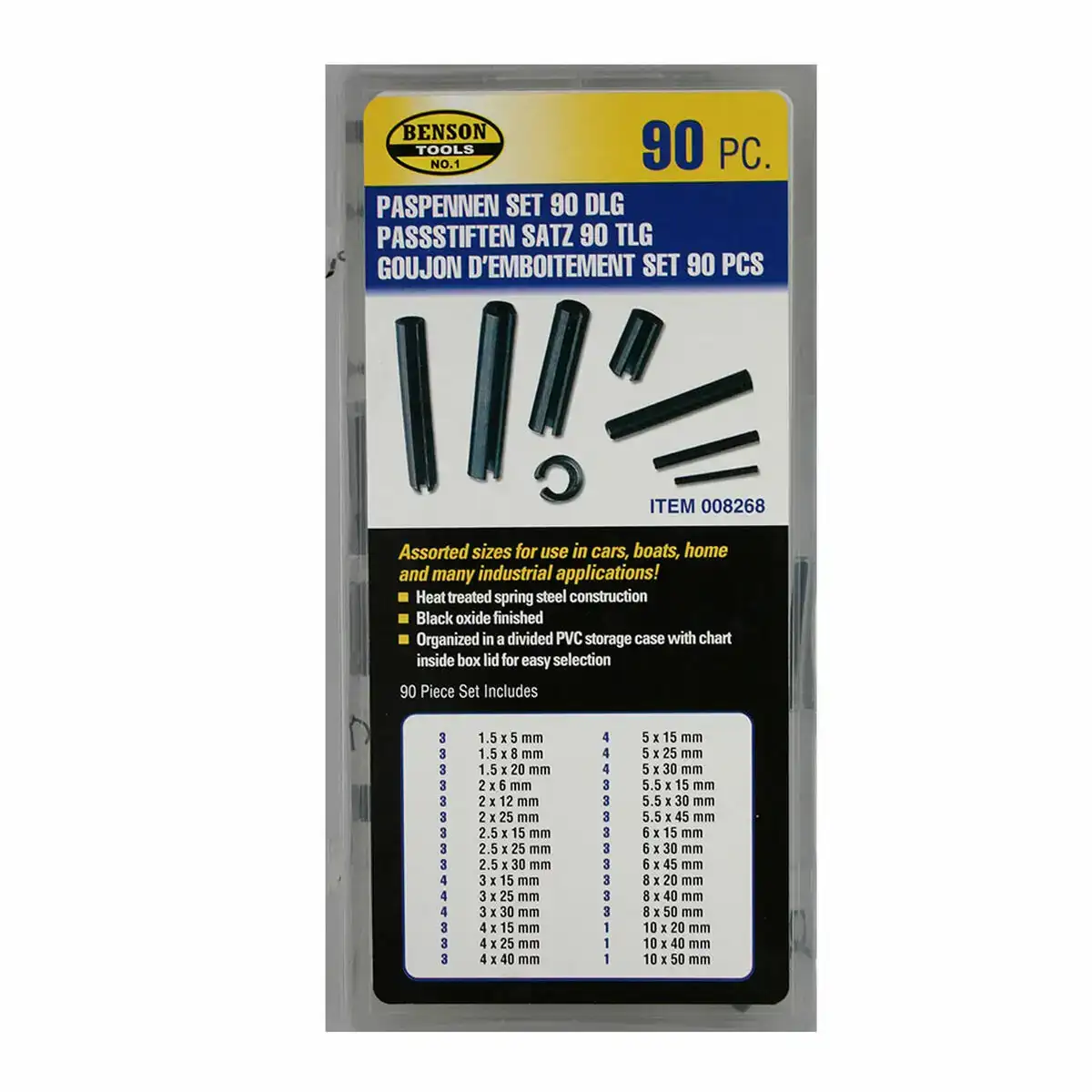 Lot bensontools epingles 90 pieces_2056. DIAYTAR COTE D'IVOIRE - L'Artisanat à Portée de Clic. Découvrez notre boutique en ligne pour trouver des produits uniques qui célèbrent la créativité et l'artisanat sénégalais.