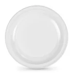 Lot d assiettes reutilisables algon rond blanc 25 x 25 x 2 5 cm plastique 100 unites_5717. Bienvenue chez DIAYTAR COTE D'IVOIRE - Où Chaque Objet a son Histoire. Découvrez notre sélection méticuleuse et choisissez des articles qui racontent l'âme du Côte d'Ivoire.