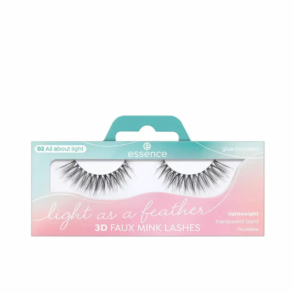 Lot de faux cils essence light as a feather no 02_2203. Bienvenue sur DIAYTAR COTE D'IVOIRE - Où Choisir est un Voyage Sensoriel. Plongez dans notre catalogue et trouvez des produits qui éveillent vos sens et embellissent votre quotidien.
