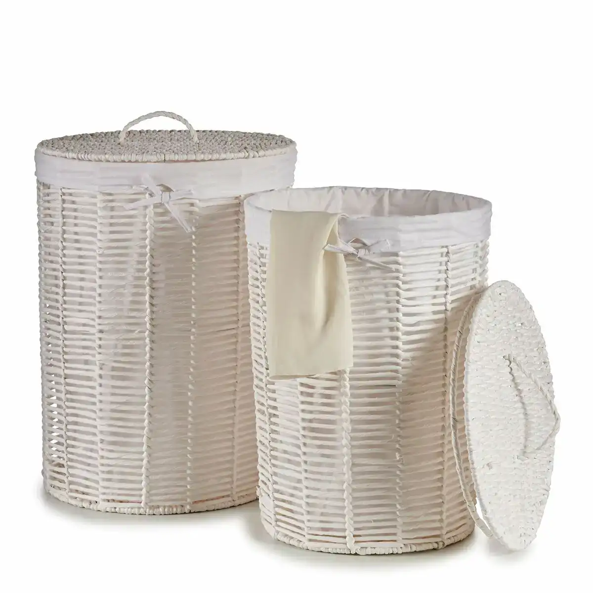 Lot de paniers 2 pieces 44 x 56 x 44 cm _3574. Découvrez DIAYTAR COTE D'IVOIRE - Là où le Choix Rencontre la Qualité. Parcourez notre gamme diversifiée et choisissez parmi des produits conçus pour exceller dans tous les aspects de votre vie.