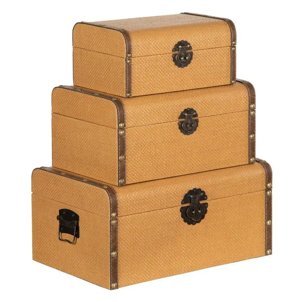 Lot de paniers 45 x 30 x 22 cm rotin dmf 3 pieces _5794. Bienvenue chez DIAYTAR COTE D'IVOIRE - Votre Porte d'Accès à la Diversité. Découvrez notre boutique en ligne et choisissez parmi une pléthore d'articles qui célèbrent la richesse culturelle du Côte d'Ivoire et au-delà.