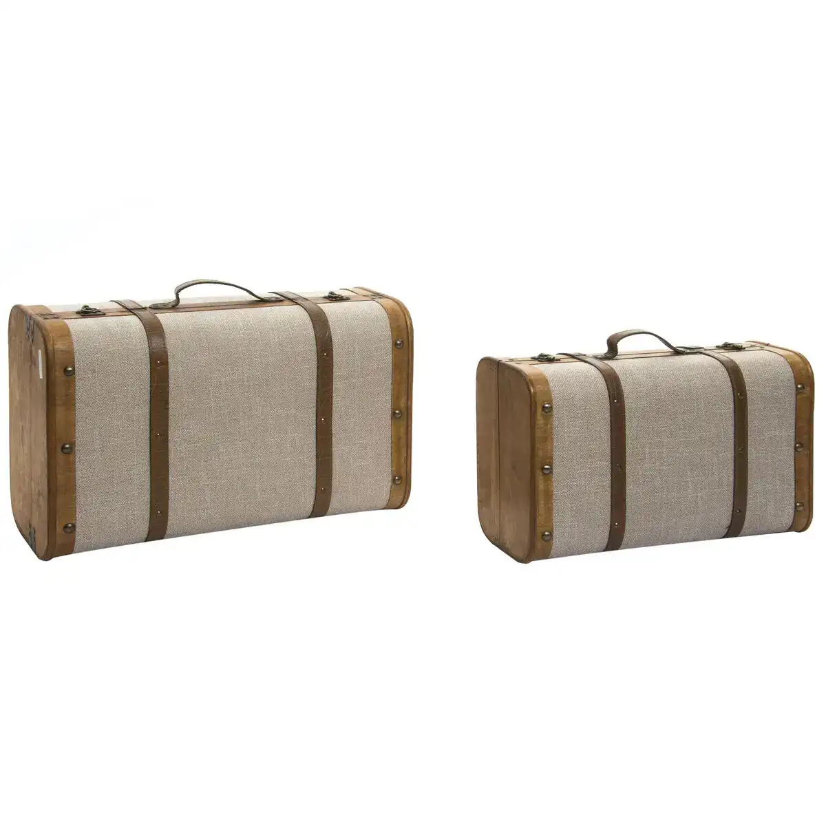 Lot de paniers dkd home decor 60 x 24 x 37 5 cm toile naturel beige bois colonial_8162. DIAYTAR COTE D'IVOIRE - Là où la Qualité est Non Négociable. Parcourez notre boutique en ligne pour découvrir des produits qui incarnent le raffinement et l'excellence du Côte d'Ivoire.