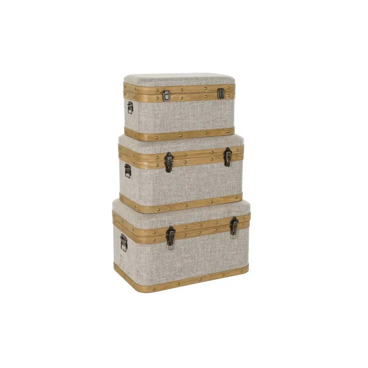 Lot de paniers dkd home decor 60 x 36 x 34 cm naturel beige bois_5782. DIAYTAR COTE D'IVOIRE - Là où Chaque Produit est une Trouvaille Unique. Découvrez notre boutique en ligne et trouvez des articles qui vous distinguent par leur originalité.
