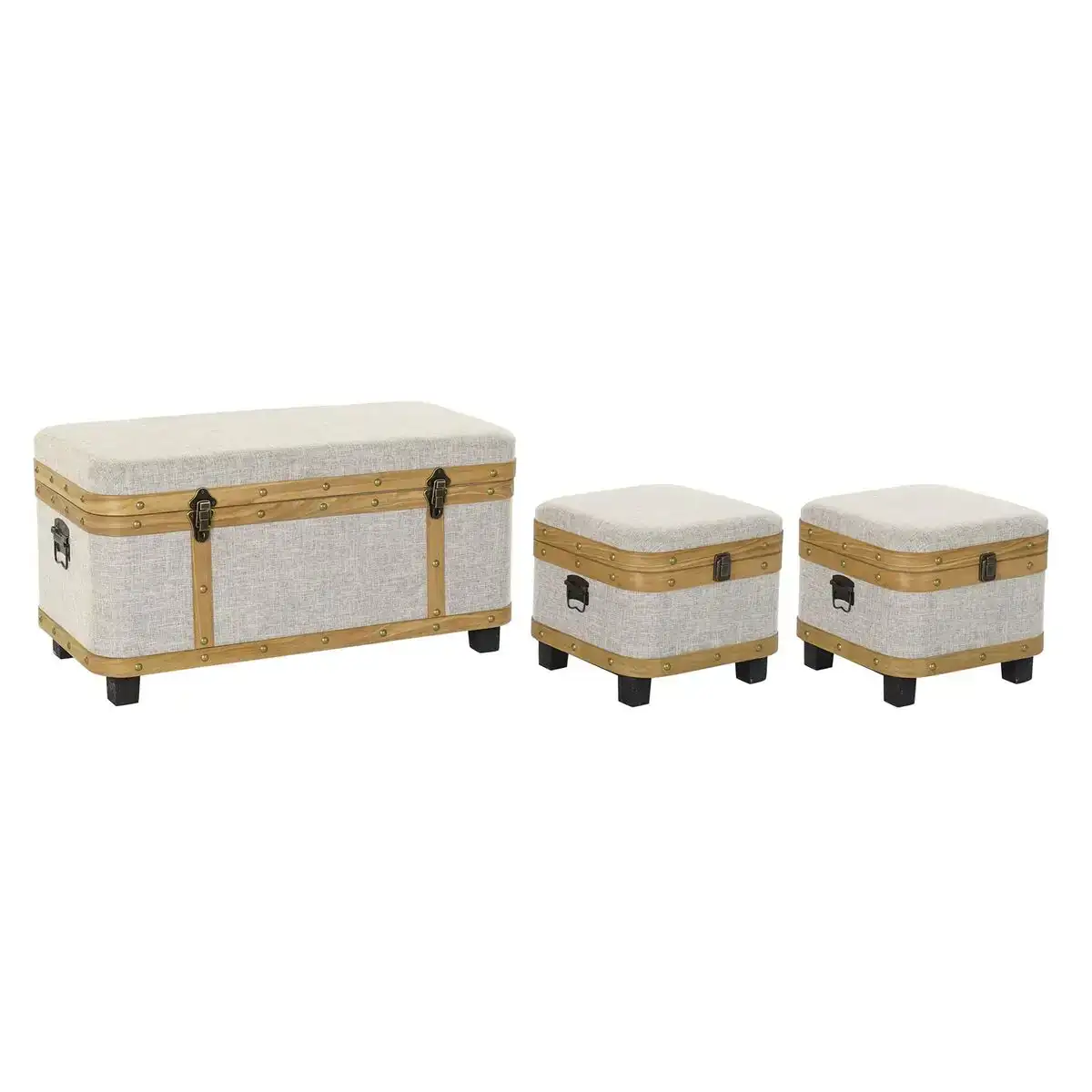 Lot de paniers dkd home decor bois 80 x 42 x 42 cm_2022. Entrez dans l'Univers de DIAYTAR COTE D'IVOIRE - Où Chaque Produit a son Éclat Unique. Explorez notre gamme variée et choisissez des articles qui illuminent votre quotidien.