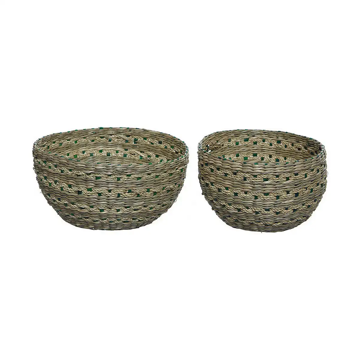 Lot de paniers kitchen goods naturel 2 pieces _1369. Bienvenue sur DIAYTAR COTE D'IVOIRE - Où Choisir est un Voyage Sensoriel. Plongez dans notre catalogue et trouvez des produits qui éveillent vos sens et embellissent votre quotidien.