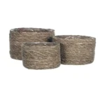Lot de paniers mica decorations 3 pieces marron osier_9006. Bienvenue chez DIAYTAR COTE D'IVOIRE - Votre Destination Shopping Complète! Découvrez une boutique en ligne généraliste au Côte d'Ivoire offrant une vaste gamme de produits, allant des vêtements aux gadgets électroniques, en passant par l'artisanat local.