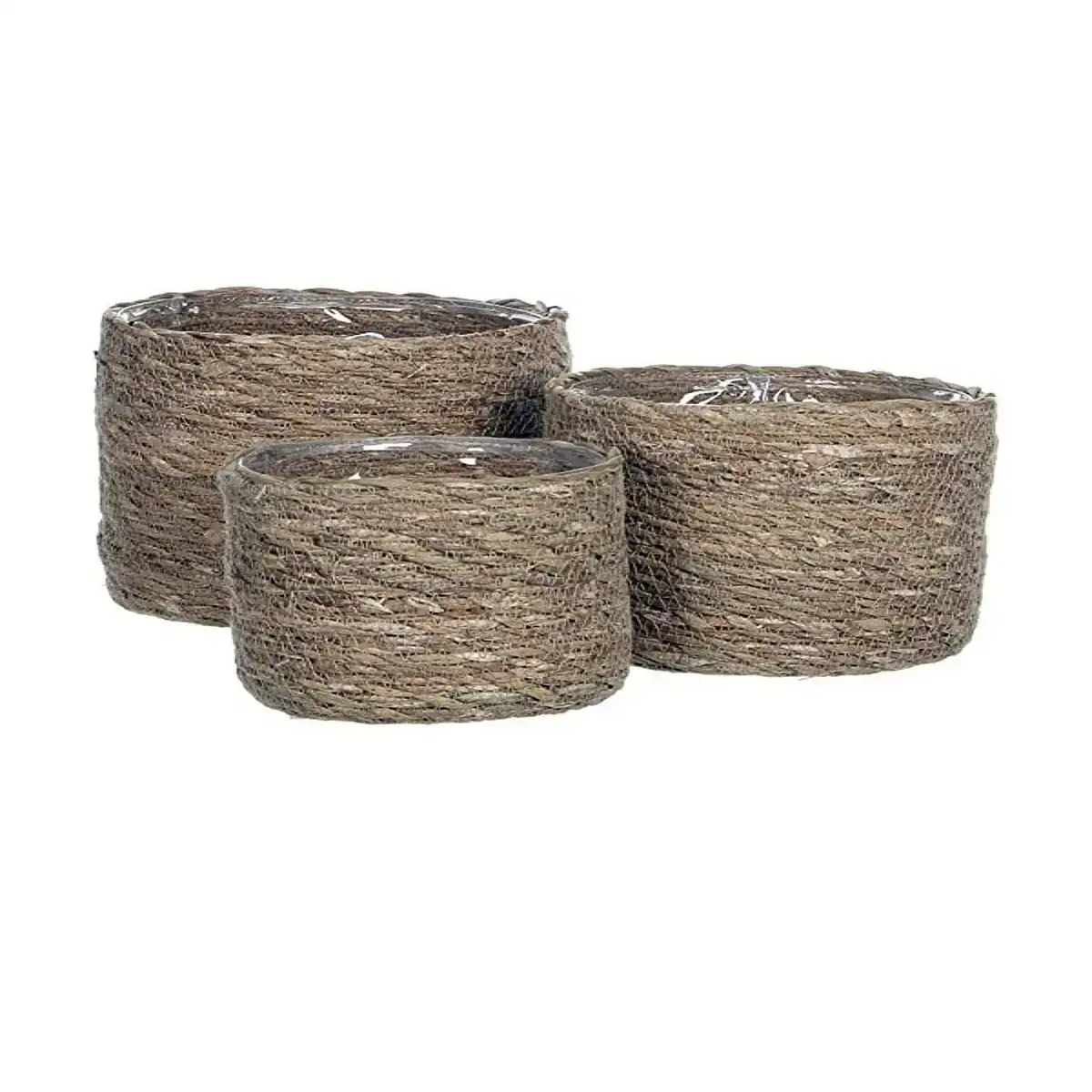 Lot de paniers mica decorations 3 pieces marron osier_9006. Bienvenue chez DIAYTAR COTE D'IVOIRE - Votre Destination Shopping Complète! Découvrez une boutique en ligne généraliste au Côte d'Ivoire offrant une vaste gamme de produits, allant des vêtements aux gadgets électroniques, en passant par l'artisanat local.