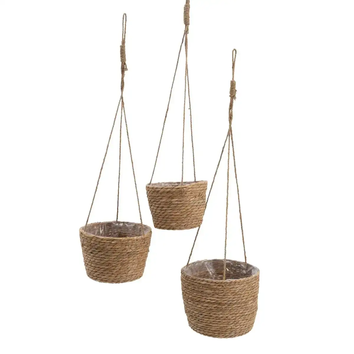 Lot de paniers naturel fibre naturelle 20 x 20 x 27 cm 3 pieces _2604. Plongez dans l'Expérience DIAYTAR COTE D'IVOIRE - Où Chaque Produit a une Histoire. Explorez notre boutique en ligne pour trouver des articles qui incarnent la passion et la créativité du Côte d'Ivoire.