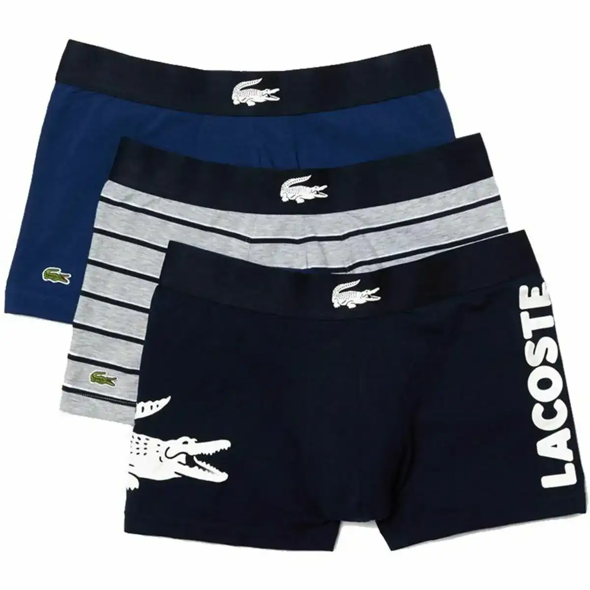 Lot de slips lacoste stretch bleu fonce_4845. DIAYTAR COTE D'IVOIRE - Où le Shopping Devient une Aventure Culturelle. Plongez dans notre univers de produits qui célèbrent l'héritage et l'artisanat du Côte d'Ivoire.