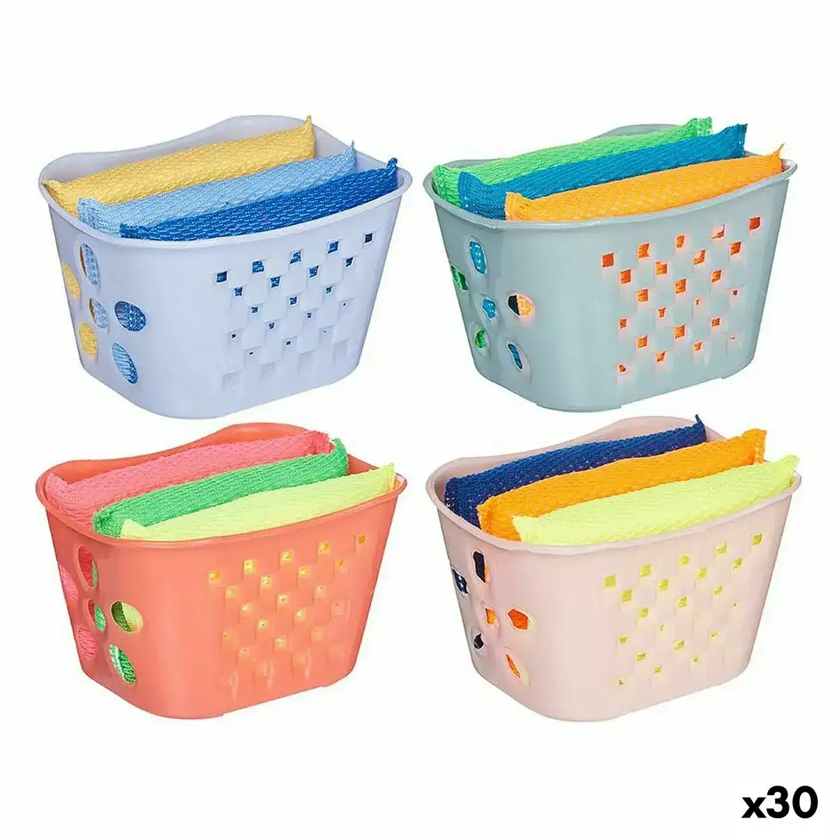 Lot de tampons a recurer panier plastique 30 unites _3882. DIAYTAR COTE D'IVOIRE - Où la Qualité est Notre Engagement. Explorez notre boutique en ligne pour découvrir des produits conçus pour vous apporter satisfaction et plaisir.