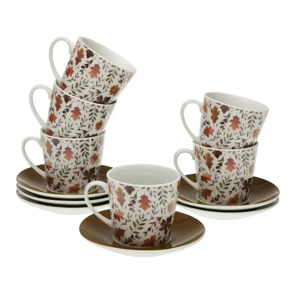 Lot de tasses avec soucoupes versa aia porcelaine 6 pieces 9 x 14 x 14 cm _6669. DIAYTAR COTE D'IVOIRE - Votre Destination pour un Shopping Inoubliable. Naviguez à travers notre catalogue et choisissez des produits qui vous marquent par leur originalité.