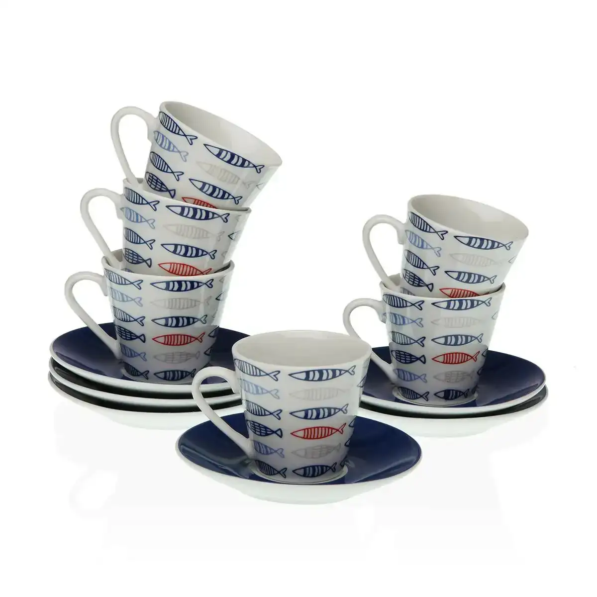 Lot de tasses avec soucoupes versa cafe poissons porcelaine 12 pieces _2076. Entrez dans l'Univers de DIAYTAR COTE D'IVOIRE - Où Choisir est un Plaisir. Explorez notre catalogue diversifié et trouvez des articles qui reflètent vos goûts et votre personnalité.