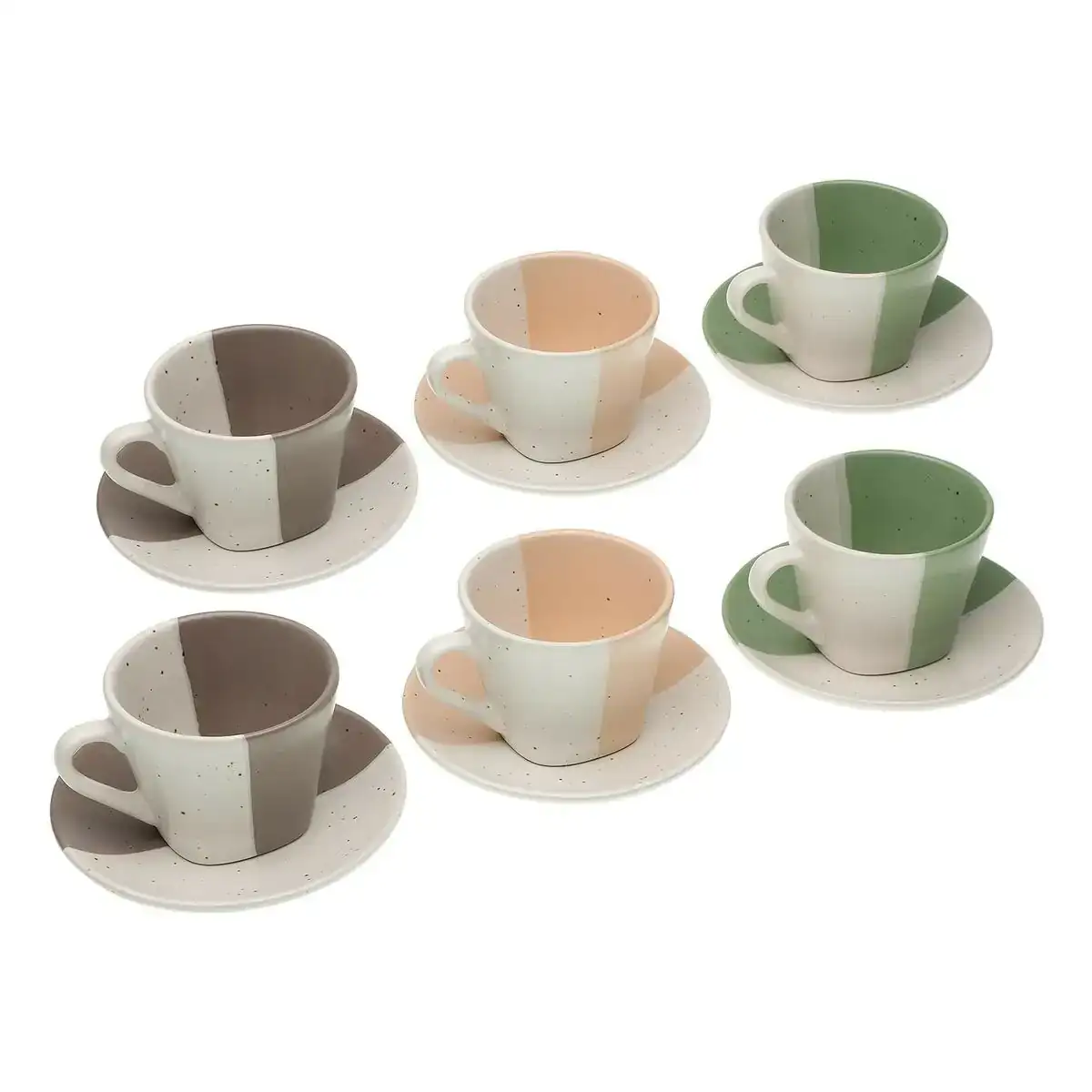 Lot de tasses avec soucoupes versa clara ceramique 9 x 6 5 x 9 cm 6 pieces _3494. DIAYTAR COTE D'IVOIRE - L'Art du Shopping Distinctif. Naviguez à travers notre gamme soigneusement sélectionnée et choisissez des produits qui définissent votre mode de vie.
