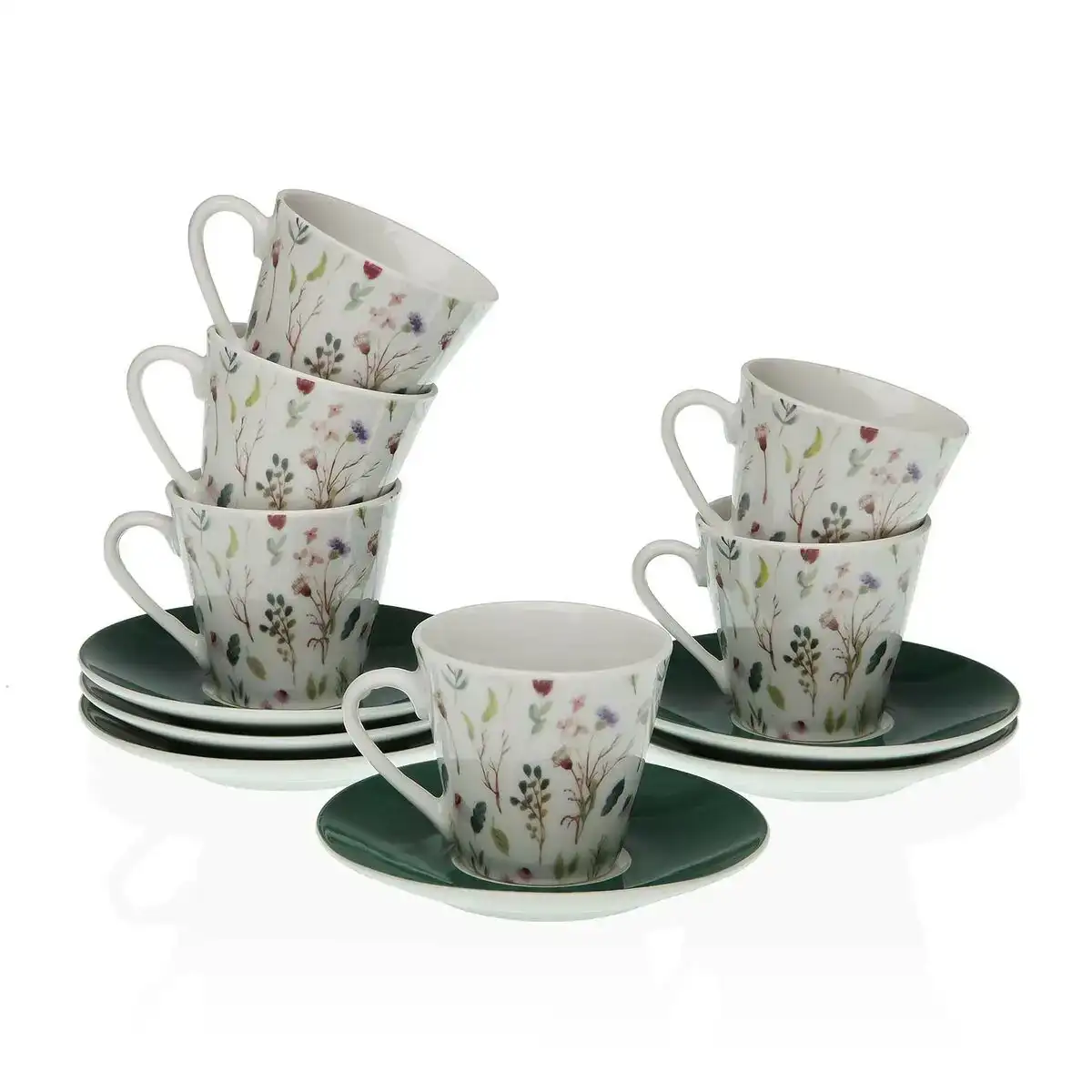Lot de tasses avec soucoupes versa sansa cafe porcelaine 12 pieces _3618. DIAYTAR COTE D'IVOIRE - Votre Source de Trésors Culturels. Naviguez à travers notre catalogue et trouvez des articles qui mettent en avant la richesse de la culture sénégalaise.