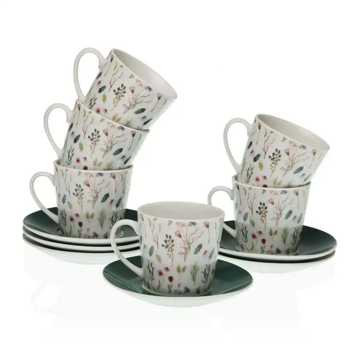 Lot de tasses avec soucoupes versa sansa fleurs the porcelaine 12 pieces _1202. DIAYTAR COTE D'IVOIRE - Votre Passage vers l'Élégance Accessible. Parcourez notre boutique en ligne pour trouver des produits qui vous permettent d'allier style et économies.