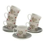 Lot de tasses avec soucoupes versa sweet porcelaine 6 pieces 9 x 14 x 14 cm _9202. Bienvenue chez DIAYTAR COTE D'IVOIRE - Où Chaque Article Est une Découverte. Naviguez à travers nos offres et laissez-vous surprendre par des trésors cachés qui enrichiront votre vie.