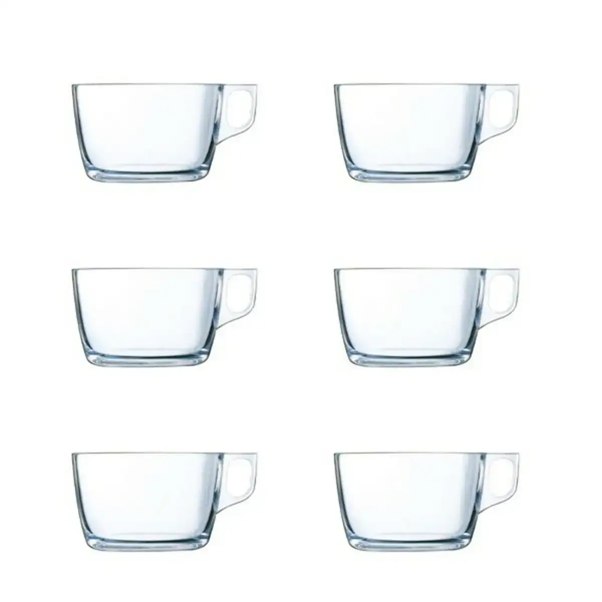 Lot de tasses luminarc nuevo transparent verre 0 5 l 6 pcs _9048. DIAYTAR COTE D'IVOIRE - Où l'Élégance Rencontre l'Authenticité. Naviguez à travers notre boutique en ligne et choisissez des produits qui incarnent le style et la tradition du Côte d'Ivoire.