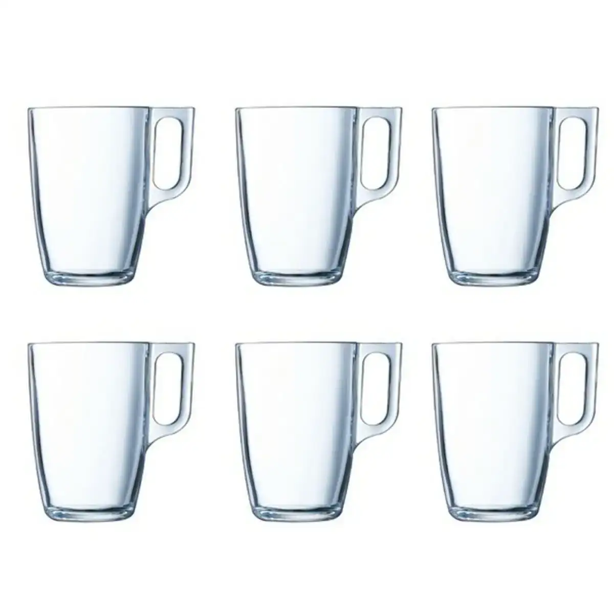 Lot de tasses luminarc nuevo transparent verre 320 ml 6 unites _7770. DIAYTAR COTE D'IVOIRE - Là où les Rêves de Shopping Deviennent Réalité. Naviguez à travers notre catalogue diversifié et choisissez parmi une variété d'articles qui feront de votre shopping une expérience inoubliable.