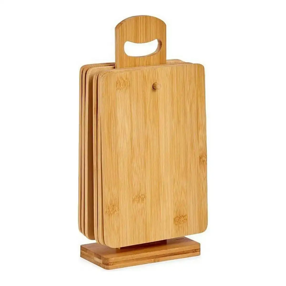 Lot planche a decouper avec support marron bambou 6 pieces 21 x 14 x 0 8 cm _2561. DIAYTAR COTE D'IVOIRE - Où Choisir Devient une Découverte. Explorez notre boutique en ligne et trouvez des articles qui vous surprennent et vous ravissent à chaque clic.