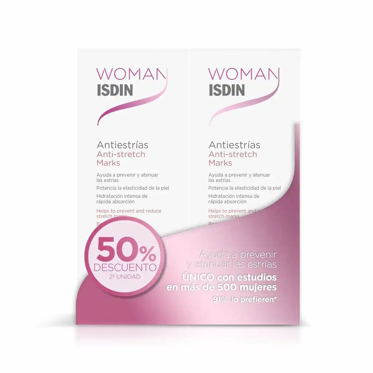 Lotion corporelle anti vergetures isdin woman 2 x 250 ml 250 ml_2527. DIAYTAR COTE D'IVOIRE - Votre Portail Vers l'Exclusivité. Explorez notre boutique en ligne pour trouver des produits uniques et exclusifs, conçus pour les amateurs de qualité.