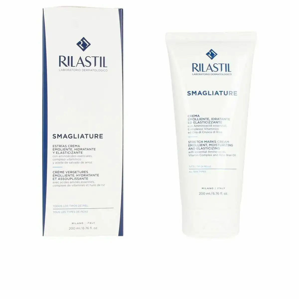 Lotion corporelle anti vergetures rilastil smagliature 200 ml _4975. Bienvenue chez DIAYTAR COTE D'IVOIRE - Où Chaque Objet a son Histoire. Découvrez notre sélection méticuleuse et choisissez des articles qui racontent l'âme du Côte d'Ivoire.