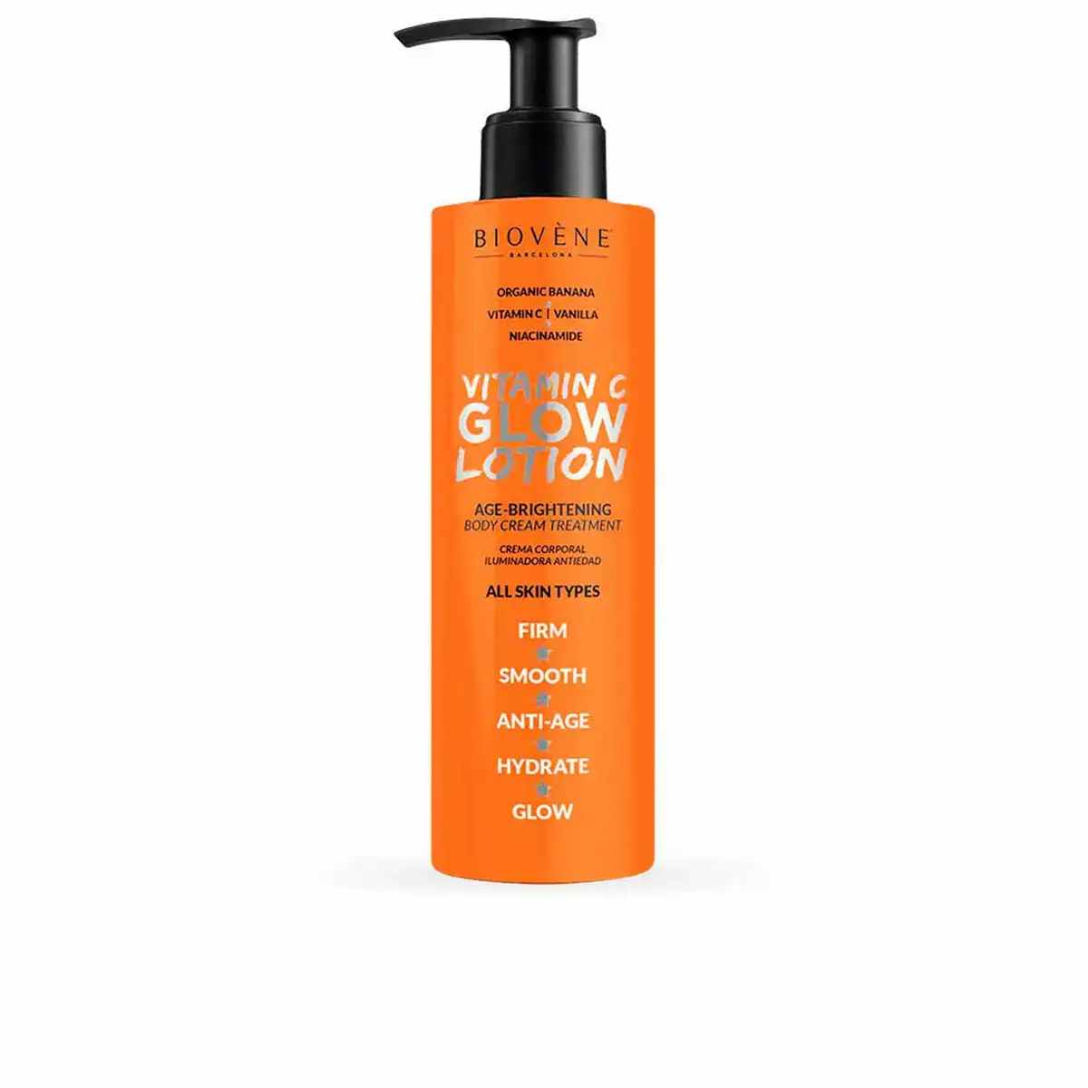 Lotion corporelle biovene glow lotion anti age eclaircissant 200 ml_2412. Bienvenue chez DIAYTAR COTE D'IVOIRE - Votre Destination Shopping Complète! Découvrez une boutique en ligne généraliste au Côte d'Ivoire offrant une vaste gamme de produits, allant des vêtements aux gadgets électroniques, en passant par l'artisanat local.