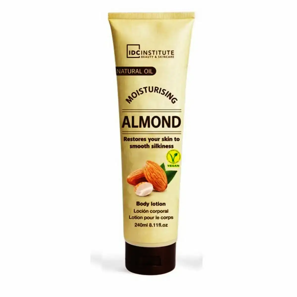 Lotion corporelle idc institute amandes 240 ml_1482. DIAYTAR COTE D'IVOIRE - Votre Passage vers le Chic et l'Élégance. Naviguez à travers notre boutique en ligne pour trouver des produits qui ajoutent une touche sophistiquée à votre style.