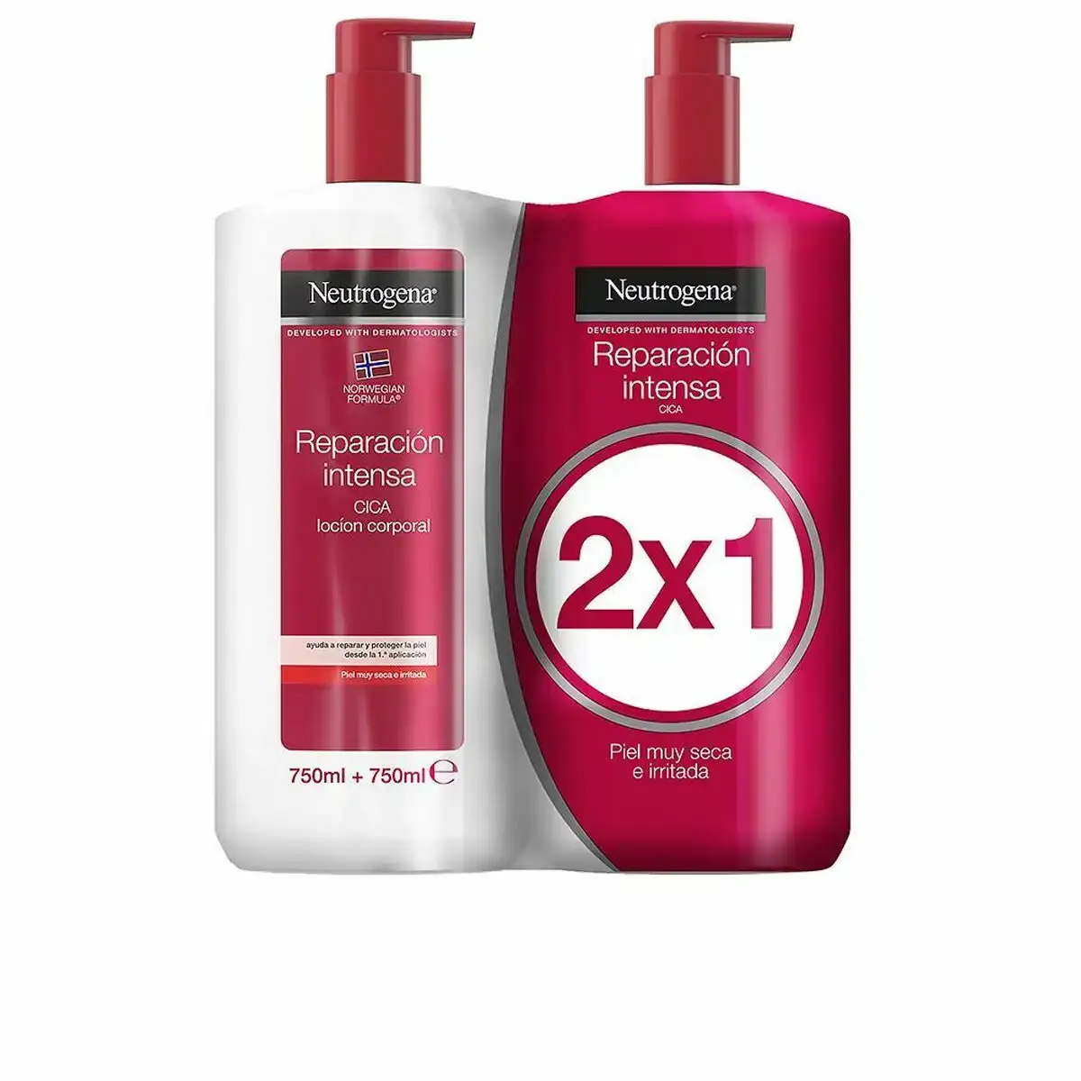 Lotion corporelle neutrogena cica soin intense reparateur 2 x 750 ml _3340. DIAYTAR COTE D'IVOIRE - Là où la Qualité se Marque d'une Touche Côte d'Ivoireaise. Naviguez à travers notre boutique en ligne et choisissez des produits qui allient excellence et tradition.