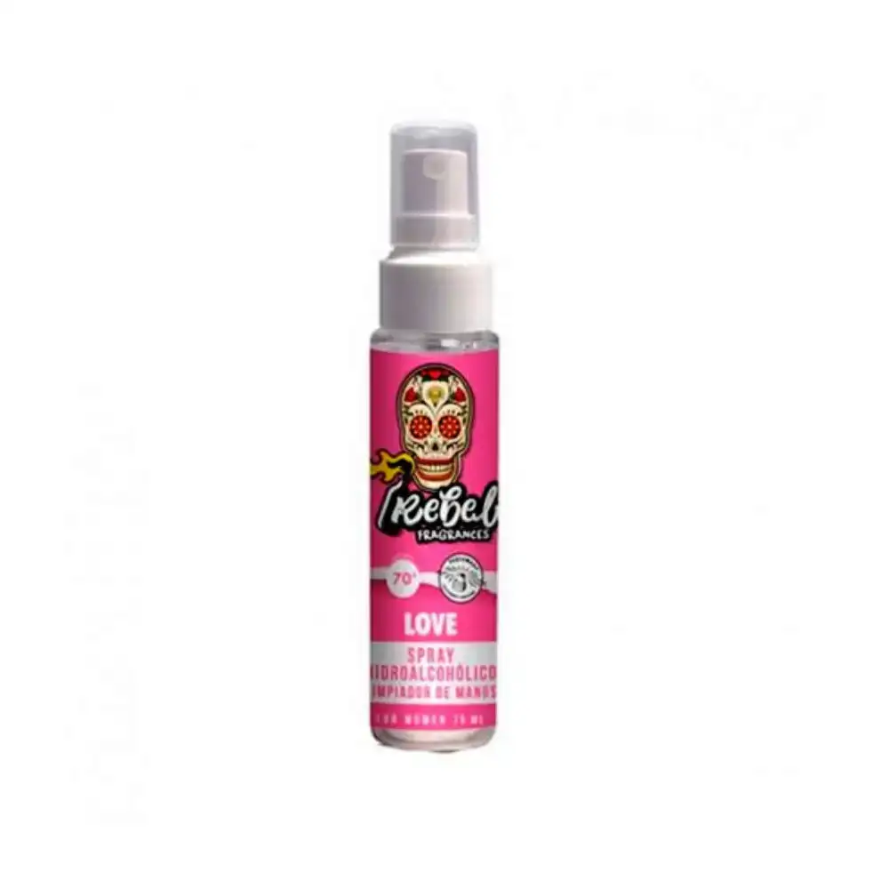 Lotion desinfectante pour les mains rebel love spray 75 ml _1574. DIAYTAR COTE D'IVOIRE - Votre Destination Shopping de Confiance. Naviguez à travers notre boutique en ligne et profitez d'une sélection soigneusement choisie de produits qui répondent à toutes vos exigences.