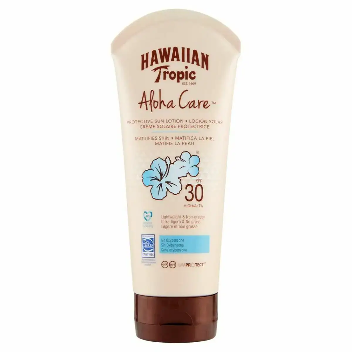 Lotion solaire hawaiian tropic aloha care spf 30 matifiant 180 ml _2584. Entrez dans l'Univers de DIAYTAR COTE D'IVOIRE - Où l'Innovation Rencontre la Tradition. Explorez notre sélection de produits modernes et traditionnels qui incarnent l'esprit dynamique du Côte d'Ivoire.