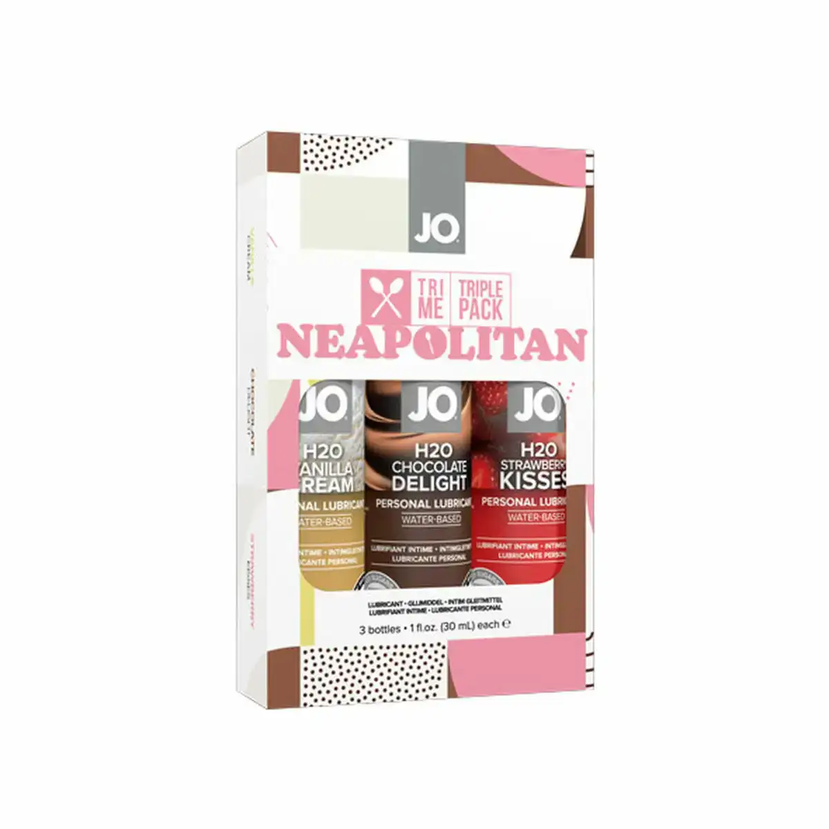 Lubrifiant system jo triple pack neapolitan chocolat fraise vanille_6396. Bienvenue sur DIAYTAR COTE D'IVOIRE - Votre Fenêtre sur le Shopping Moderne. Parcourez notre boutique en ligne et découvrez des produits qui incarnent l'évolution du style et de la qualité.