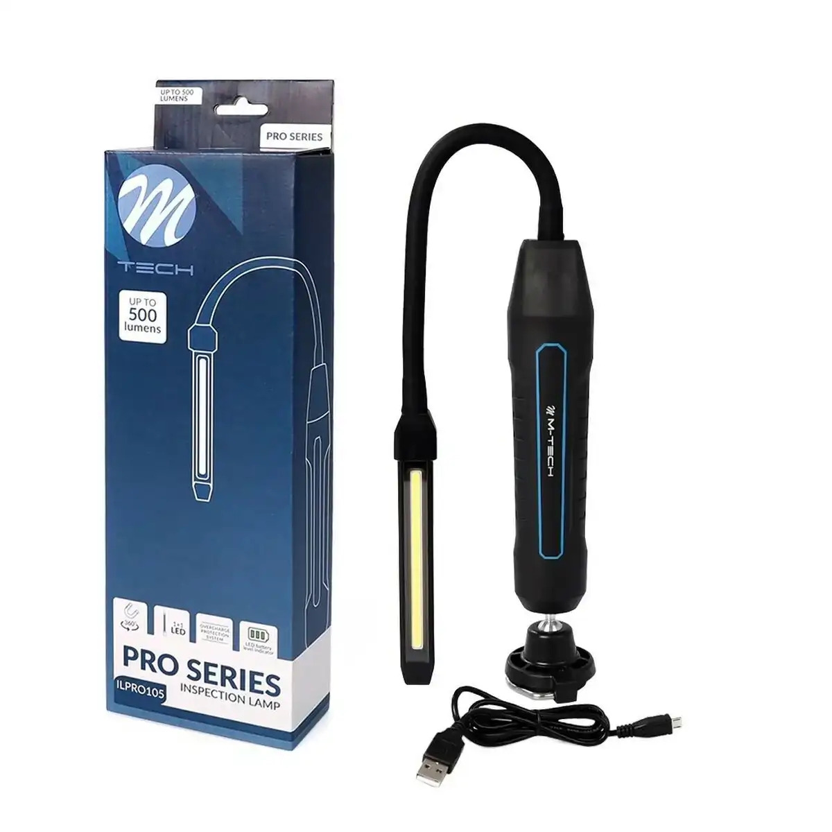 Lumiere de travail m tech ilpro105 noir bleu 500 lm_7045. DIAYTAR COTE D'IVOIRE - Votre Destination de Shopping Authentique au Côte d'Ivoire. Plongez dans notre boutique en ligne pour découvrir des produits qui célèbrent la riche culture et l'artisanat du pays.