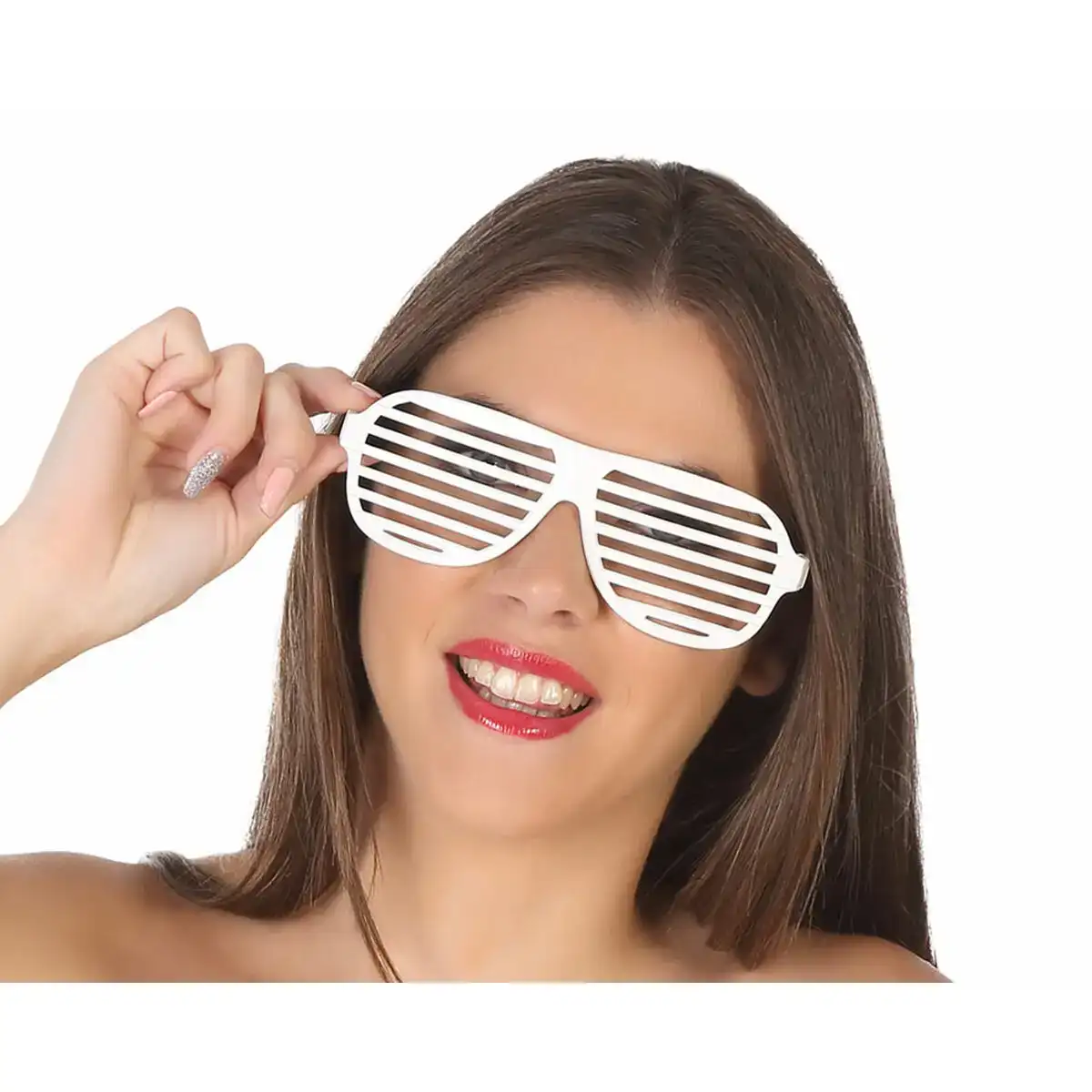 Lunettes fiesta a rayures ibiza blanc_7915. Entrez dans l'Univers de DIAYTAR COTE D'IVOIRE - Où Chaque Produit a sa Place. Explorez nos rayons virtuels et choisissez des articles qui s'intègrent parfaitement à votre style de vie.