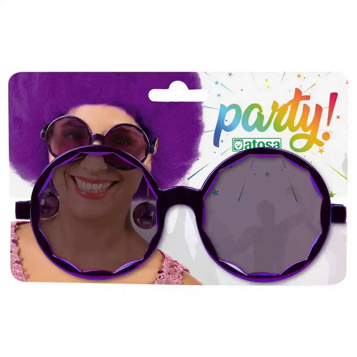 Lunettes hippie violet anos 70_4076. Bienvenue sur DIAYTAR COTE D'IVOIRE - Votre Galerie Shopping Personnalisée. Découvrez un monde de produits diversifiés qui expriment votre style unique et votre passion pour la qualité.