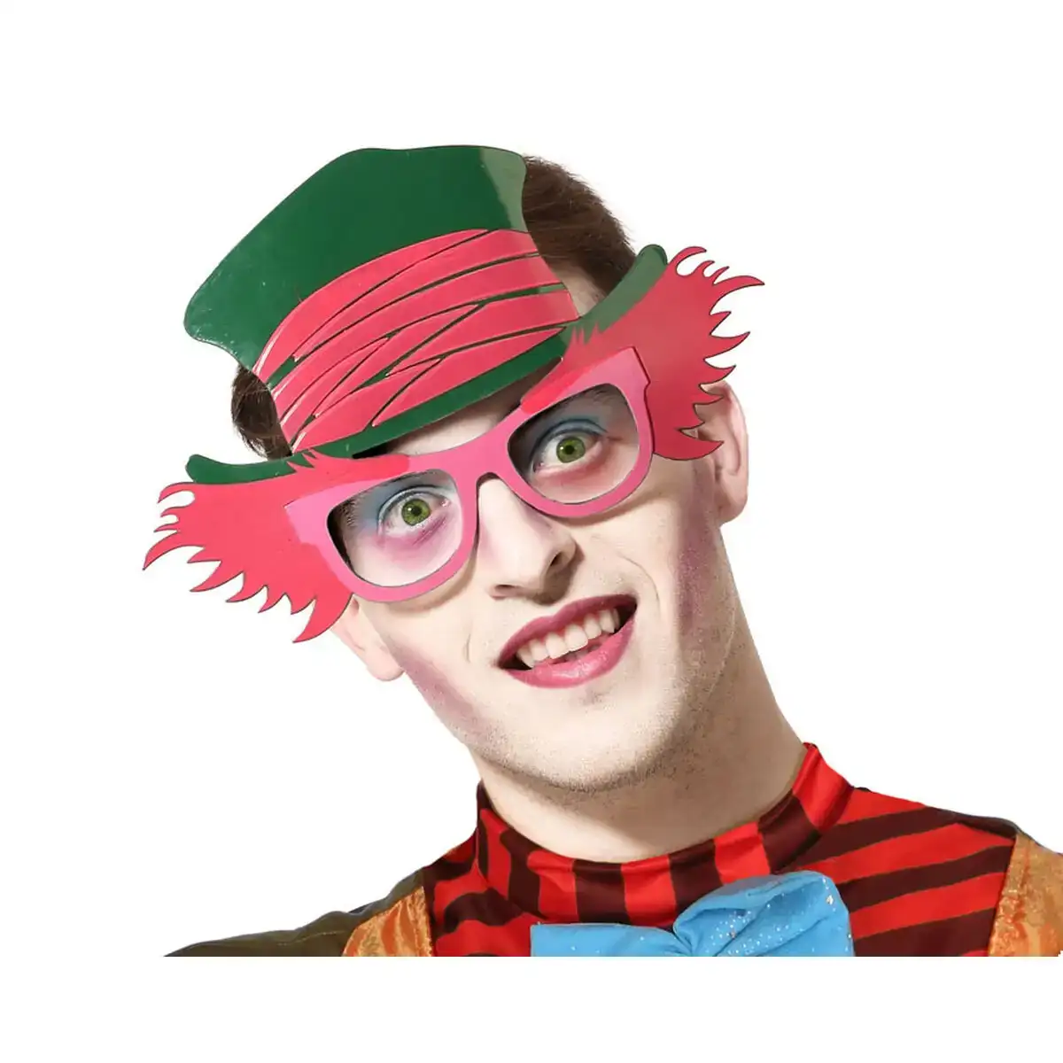 Lunettes rouge vert 15 cm accessoires de costumes_1141. DIAYTAR COTE D'IVOIRE - Où l'Élégance Rencontre l'Authenticité. Naviguez à travers notre boutique en ligne et choisissez des produits qui incarnent le style et la tradition du Côte d'Ivoire.