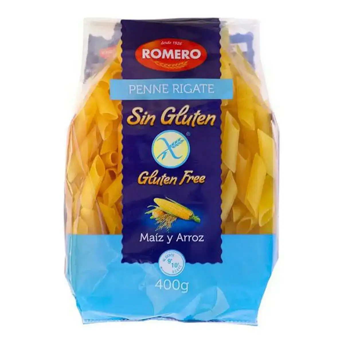 Macarons romero penne rigate mais riz 400 g _7427. Bienvenue chez DIAYTAR COTE D'IVOIRE - Où Chaque Produit a son Histoire. Découvrez notre sélection unique et trouvez des articles qui racontent la richesse culturelle et artistique du Côte d'Ivoire.