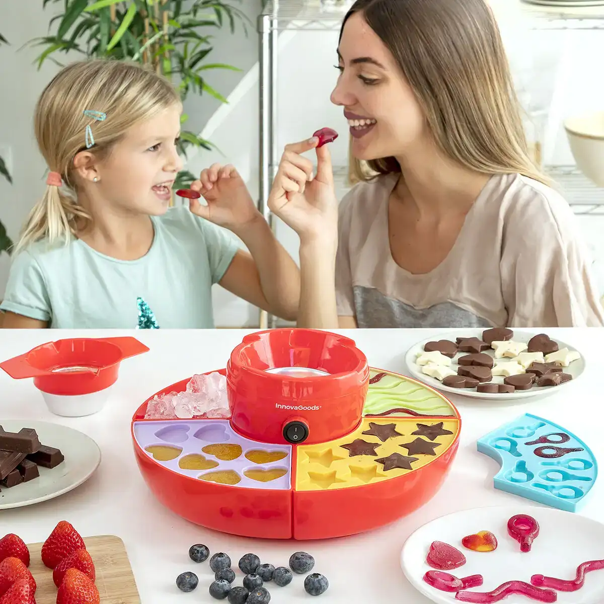 Machine a bonbons gelifies et fondue au chocolat2 en 1 yupot innovagoods_2858. DIAYTAR COTE D'IVOIRE - Là où le Shopping devient une Fête des Sens. Plongez dans notre univers et choisissez des produits qui éveillent votre goût pour l'esthétique et l'authenticité.