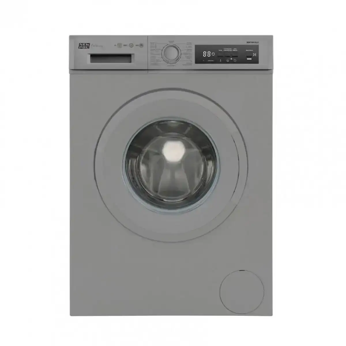 Machine a laver new pol nwt0810lx argente 1000 rpm 8 kg_1170. DIAYTAR COTE D'IVOIRE - Votre Destination Shopping Éthique. Parcourez notre gamme et choisissez des articles qui respectent l'environnement et les communautés locales.