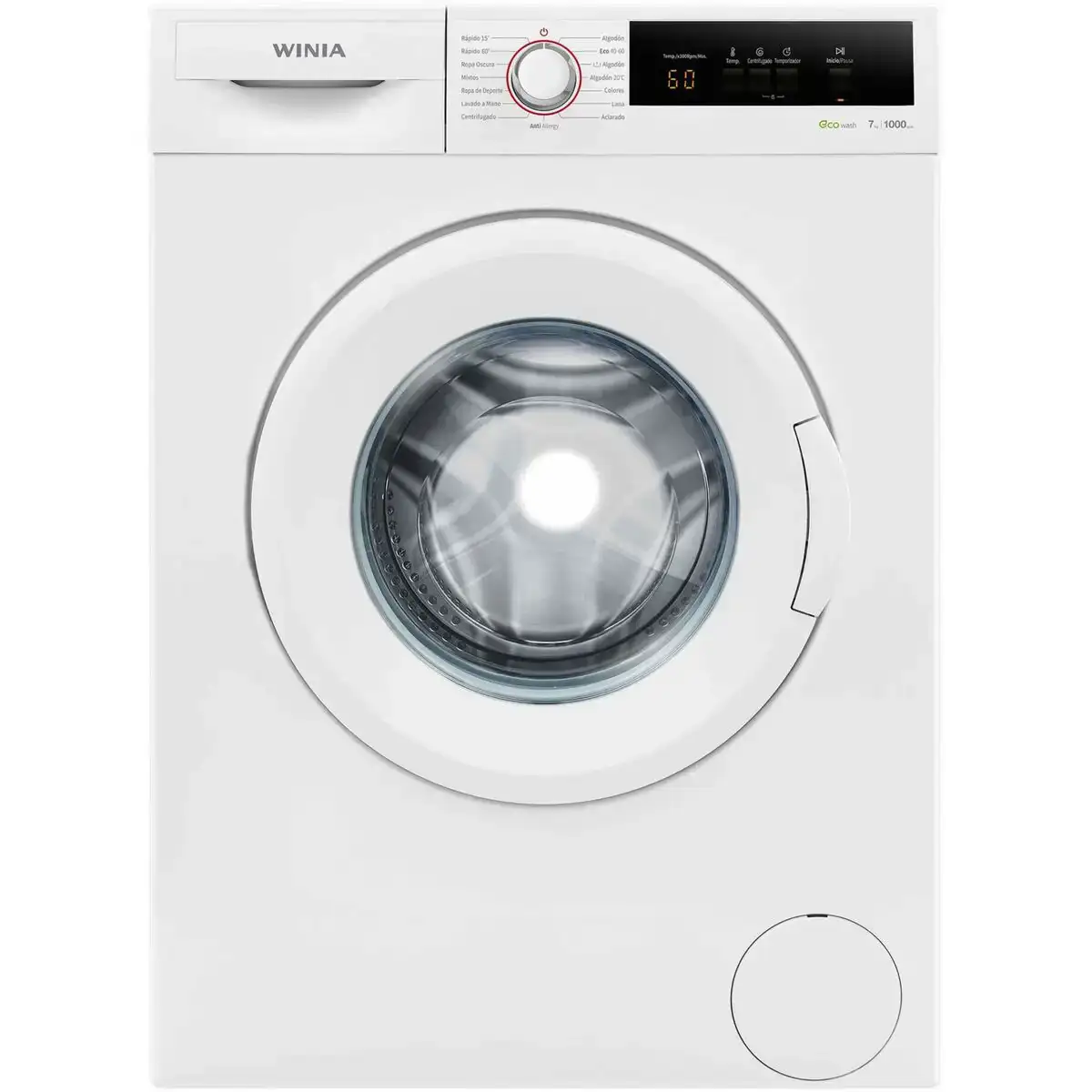Machine a laver winia wvd07t0ww10u 1000 rpm 7 kg_8275. DIAYTAR COTE D'IVOIRE - Votre Marché Virtuel au Côte d'Ivoire. Parcourez notre boutique en ligne pour trouver des trésors cachés, des articles indispensables du quotidien aux joyaux artistiques.
