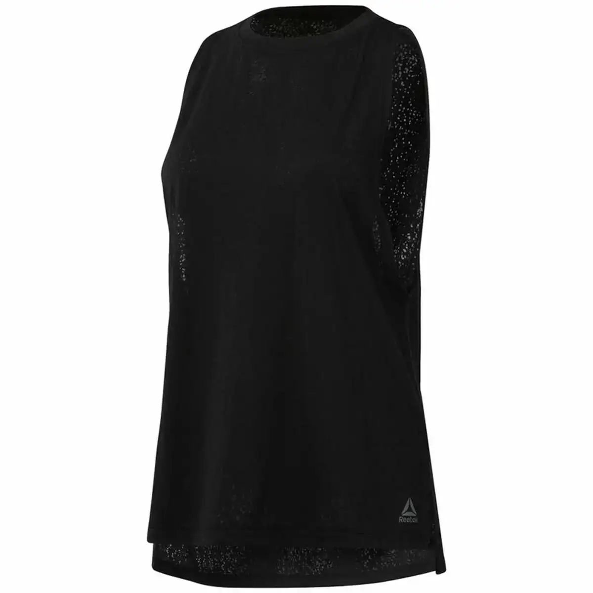 Maillot de corps sans manches pour femme reebok burnout noir_4925. DIAYTAR COTE D'IVOIRE - Où Choisir est un Acte d'Amour pour le Côte d'Ivoire. Explorez notre boutique en ligne et choisissez des articles qui célèbrent la culture et l'artisanat du pays.