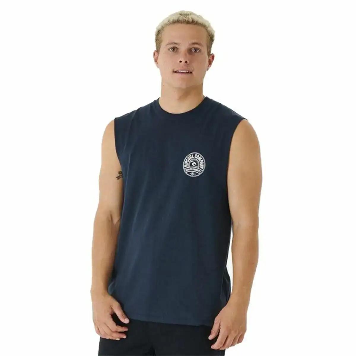 Maillot de corps sans manches pour homme rip curl stapler muscle blue marine homme_1407. DIAYTAR COTE D'IVOIRE - Là où Choisir est une Affirmation de Style. Naviguez à travers notre boutique en ligne et choisissez des produits qui vous distinguent et vous valorisent.