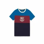 Maillot de Football à Manches Courtes pour Homme F.C. Barcelona Bleu