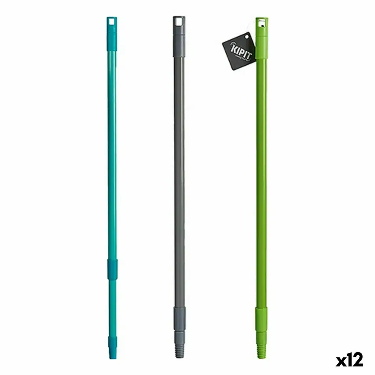 Manche a balai extensible metal plastique 120 cm 12 unites _4638. DIAYTAR COTE D'IVOIRE - Votre Destination Shopping Authentique. Explorez notre boutique en ligne et découvrez des trésors qui reflètent l'âme du Côte d'Ivoire, pour une expérience shopping unique.